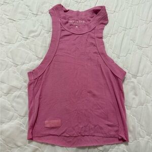 SET Active Ribbed Razorback Tank in Flamingo